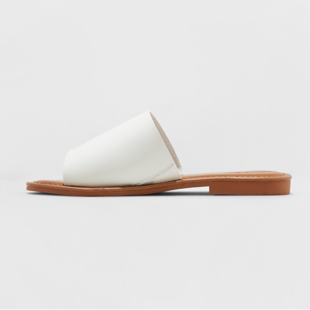 Women's Bertina Slide Sandals -white - Picture 2 of 5